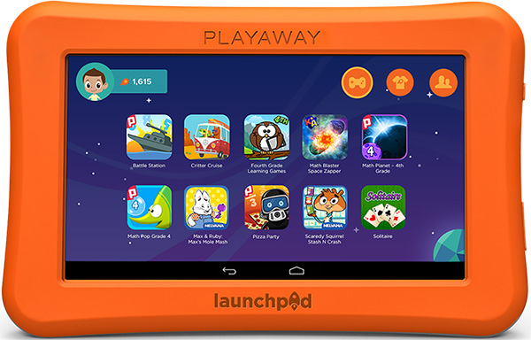 orange Playaway Launchpad