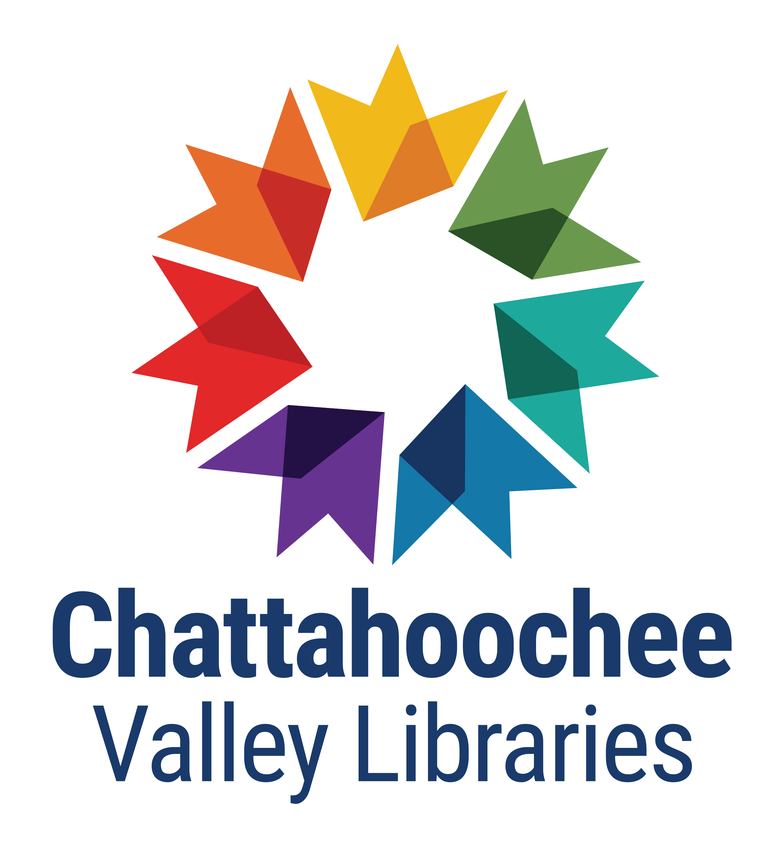 Chattahoochee Valley Libraries Logo Vertical 