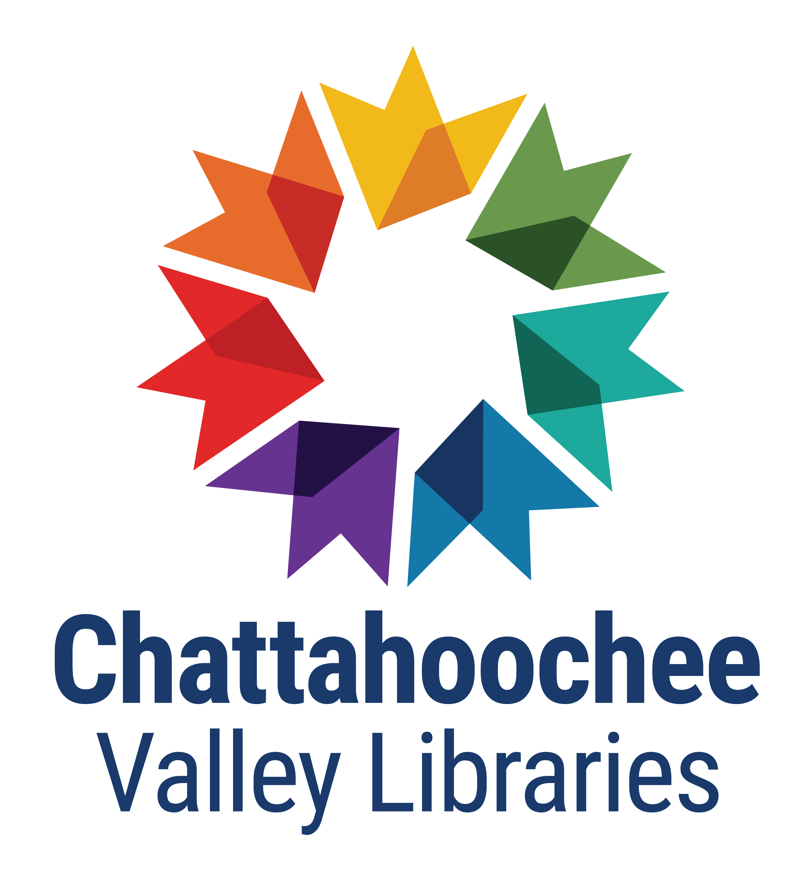 Chattahoochee Valley Libraries Logo Vertical