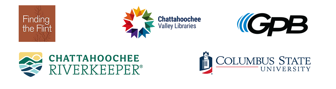 Sponsor logos for "Saving the Chattahoochee" event