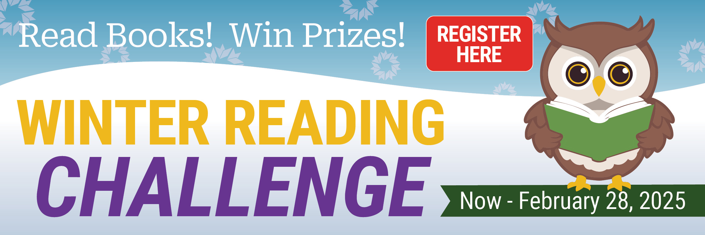 Join the 2024-2025 Winter Reading Challenge