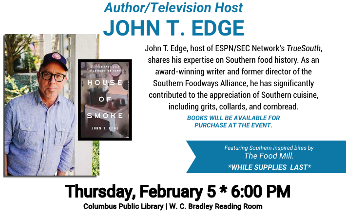 Join us and meet True South Host John T. Edge