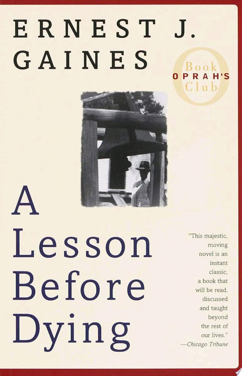 Image for "A Lesson Before Dying"