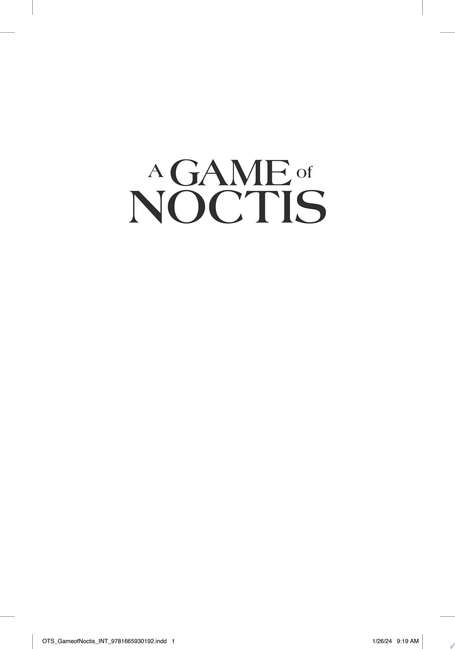 Image for "A Game of Noctis"