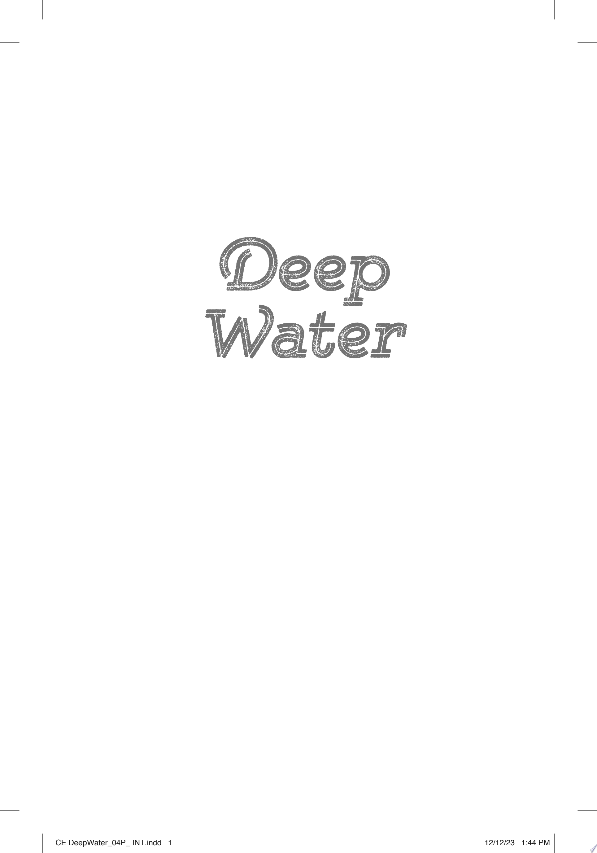 Image for "Deep Water"