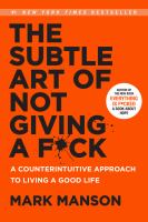 image for "The Subtle Art of Not Giving a F*ck"