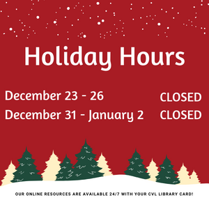 Holiday Hours for Chattahoochee Libraries