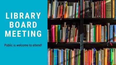 Library Board Meeting poster