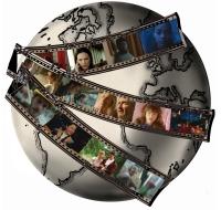 Film strips with stills from 10 chosen films surrounding the globe for this year's Manhattan Short Film Festival