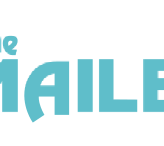 an illustrated mailbox with green grass, next to it reads "The Mailbox Plus"