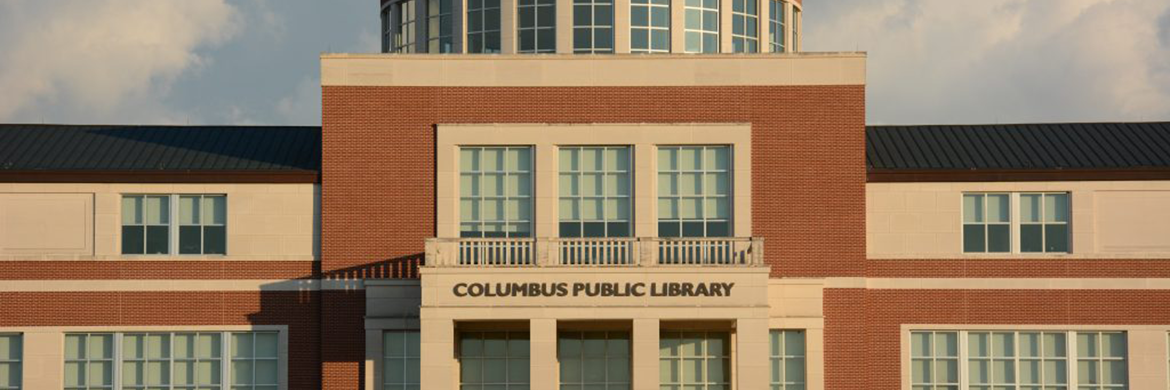 Columbus Public Library building slide