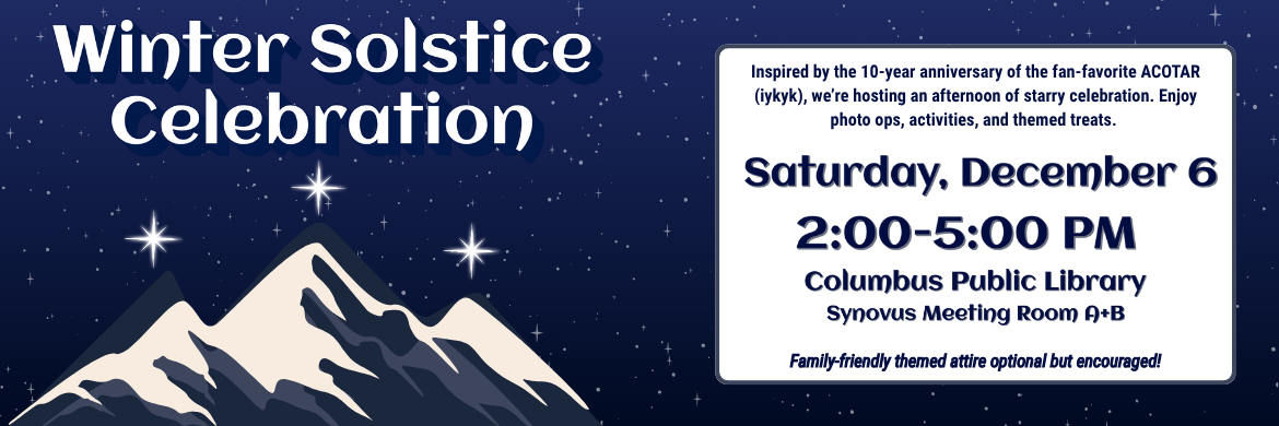 Join Us For A Winter Solstice Celebration