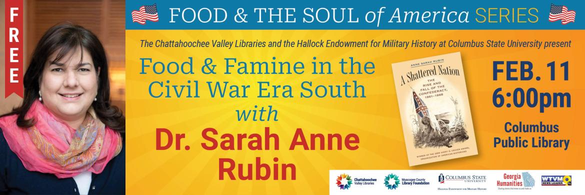 Join Us for Food and Famine with Dr. Sarah Anne Rubin