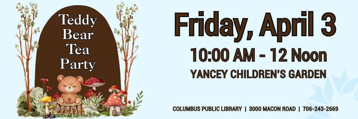 Join us for the annual Teddy Bear Tea Party 